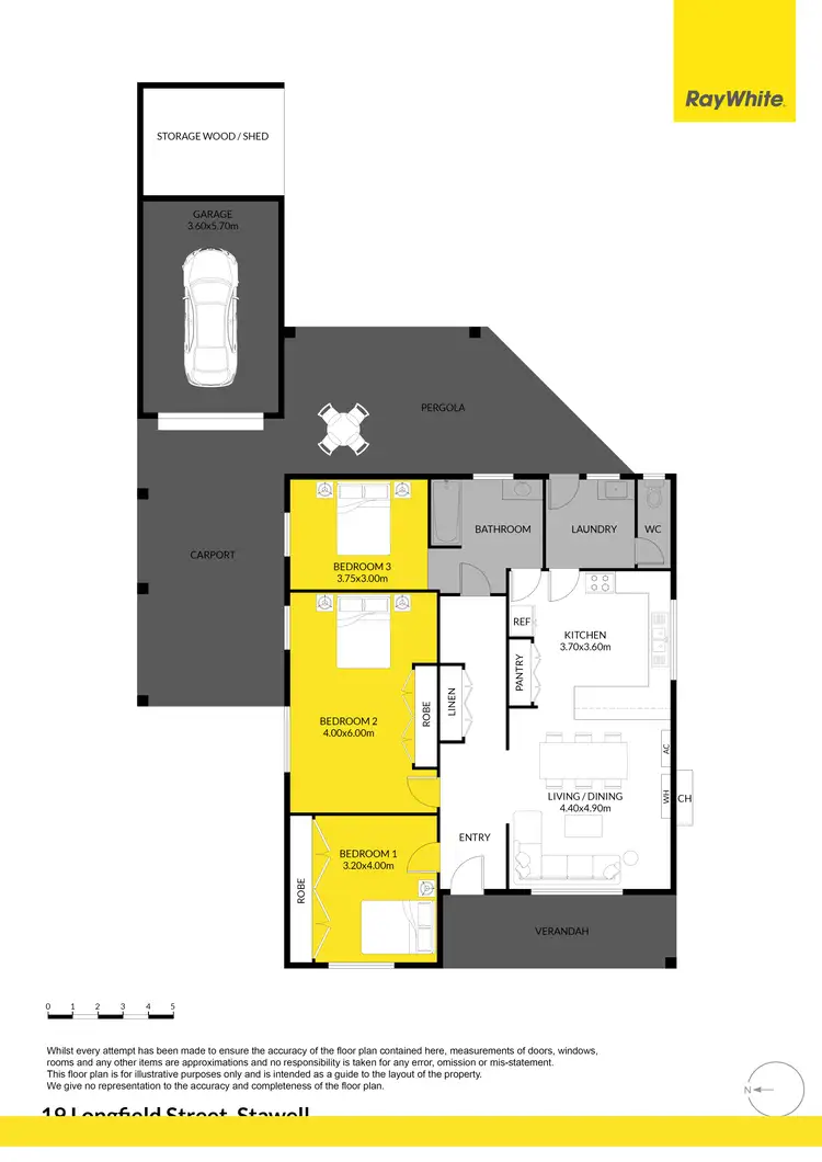 Floorplan of Homely house listing, 19 Longfield Street, Stawell VIC 3380