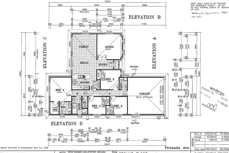 Floorplan of Homely house listing, 1 Innisbrook Avenue, West Wodonga VIC 3690