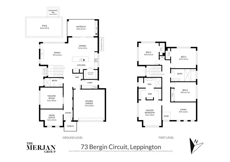 Floorplan of Homely house listing, 73 Bergin Circuit, Leppington NSW 2179