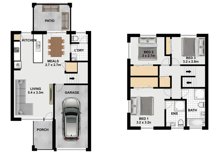 Floorplan of Homely townhouse listing, 91/160 Bagnall Street, Ellen Grove QLD 4078