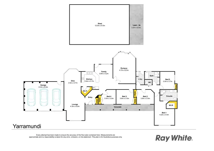 Floorplan of Homely house listing, 47 Kestrel Way, Yarramundi NSW 2753