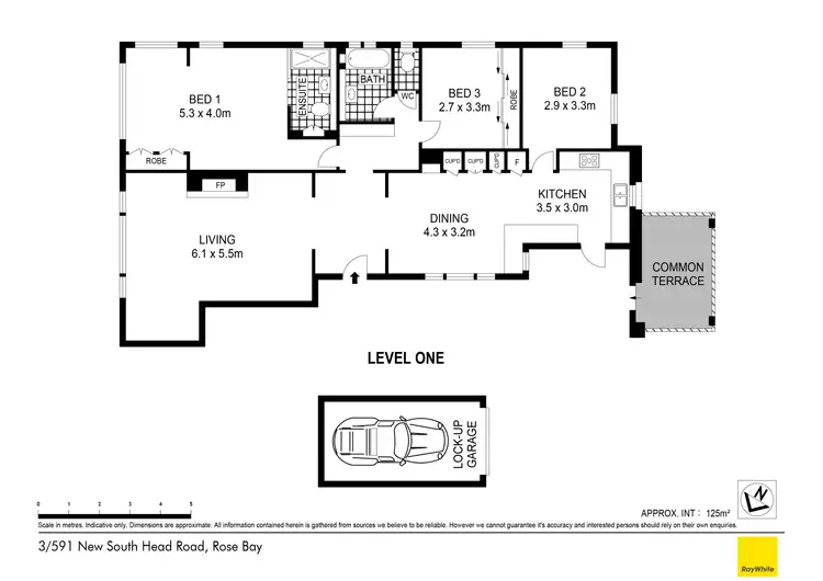 Floorplan of Homely apartment listing, 3/591 New South Head Road, Rose Bay NSW 2029