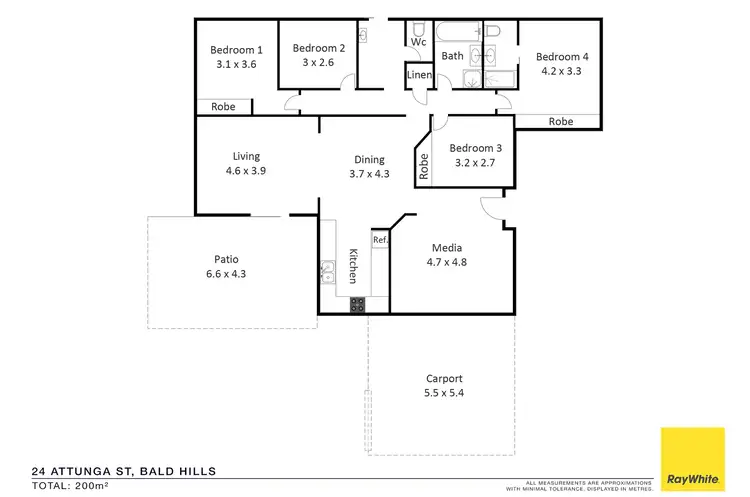 Floorplan of Homely house listing, 24 Attunga Street, Bald Hills QLD 4036