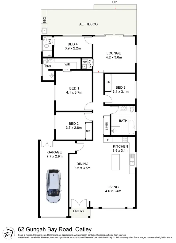 Floorplan of Homely house listing, 62 Gungah Bay Road, Oatley NSW 2223