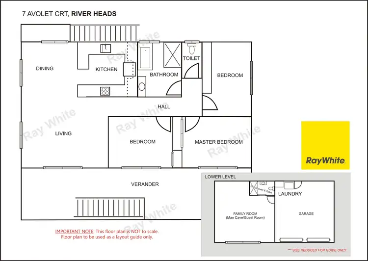 Floorplan of Homely house listing, 7 Avolet Crescent, River Heads QLD 4655