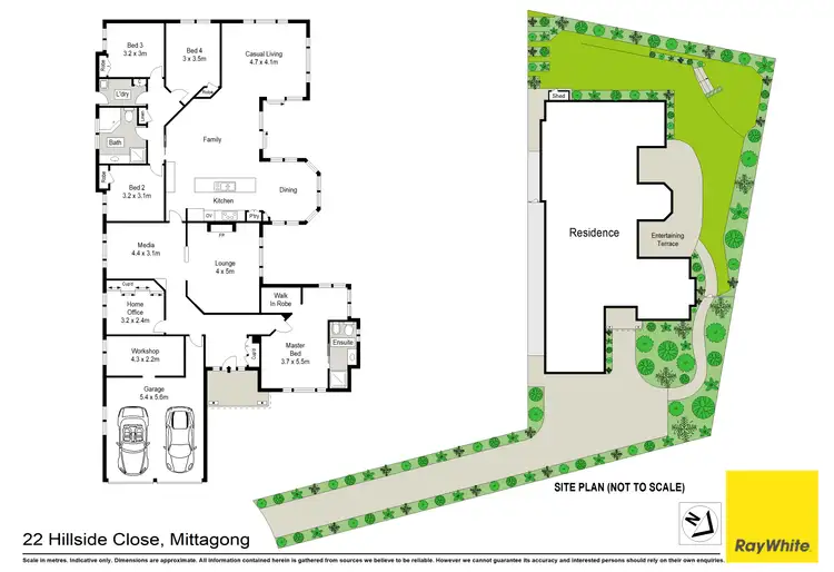 Floorplan of Homely house listing, 22 Hillside Close, Mittagong NSW 2575
