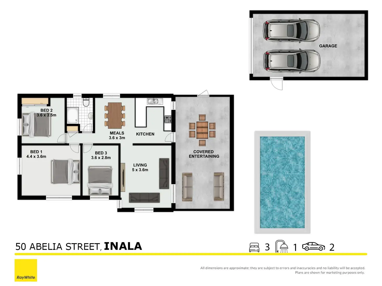 Floorplan of Homely house listing, 50 Abelia Street, Inala QLD 4077