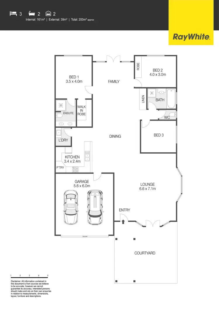Floorplan of Homely townhouse listing, 53/50 Ellenborough Street, Lyneham ACT 2602