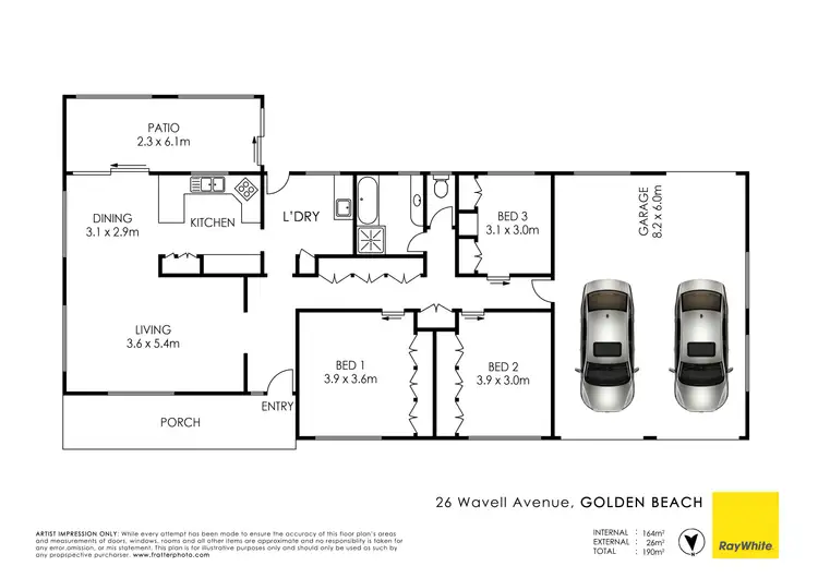 Floorplan of Homely house listing, 26 Wavell Avenue, Golden Beach QLD 4551
