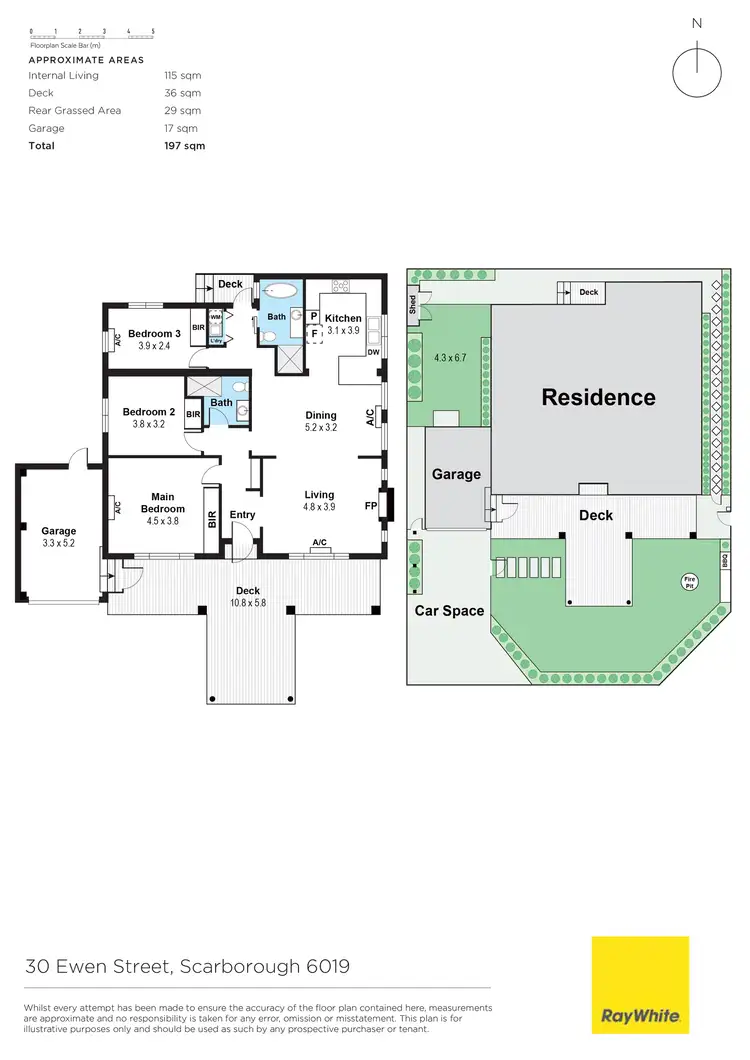 Floorplan of Homely house listing, 30 Ewen Street, Scarborough WA 6019