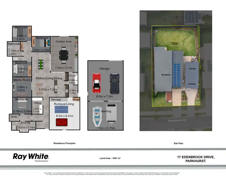 Floorplan of Homely house listing, 17 Edenbrook Drive, Parkhurst QLD 4702