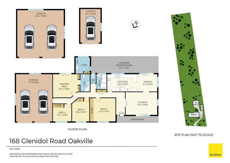 Floorplan of Homely rural property listing, 168 Glenidol Road, Oakville NSW 2765