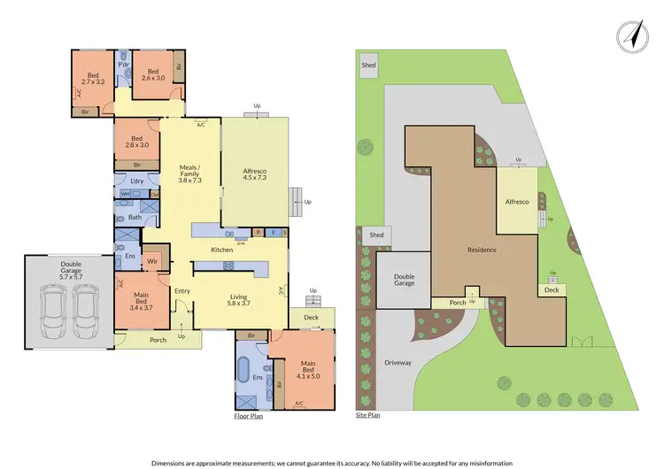 Floorplan of Homely house listing, 4 East Link, Chirnside Park VIC 3116