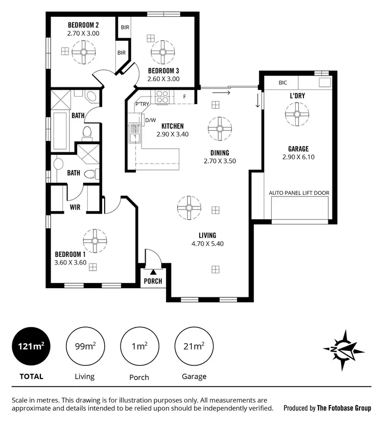 Floorplan of Homely house listing, 10 Columbus Street, Seaford Meadows SA 5169