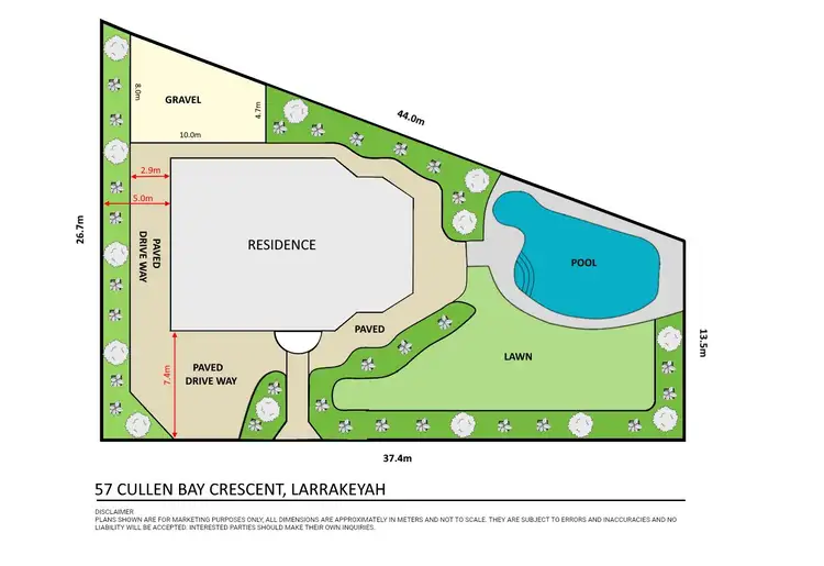 Floorplan of Homely house listing, 57 Cullen Bay Crescent, Cullen Bay NT 820