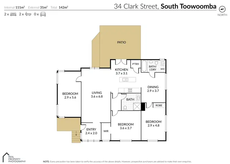 Floorplan of Homely house listing, 34 Clark Street, South Toowoomba QLD 4350