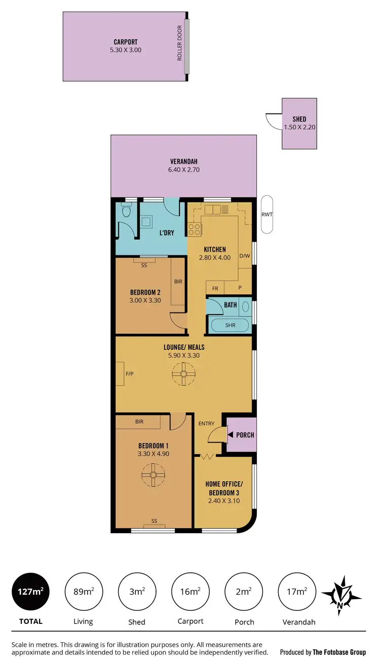 Floorplan of Homely house listing, 9a Pitman Avenue, Woodville West SA 5011