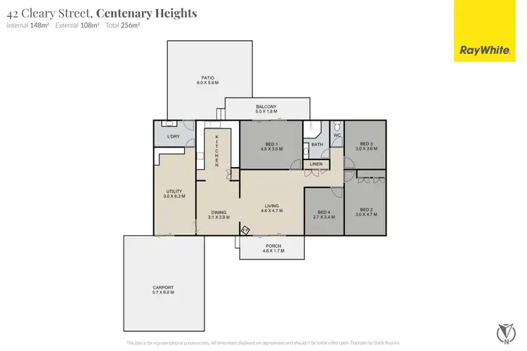 Floorplan of Homely house listing, 42 Cleary Street, Centenary Heights QLD 4350