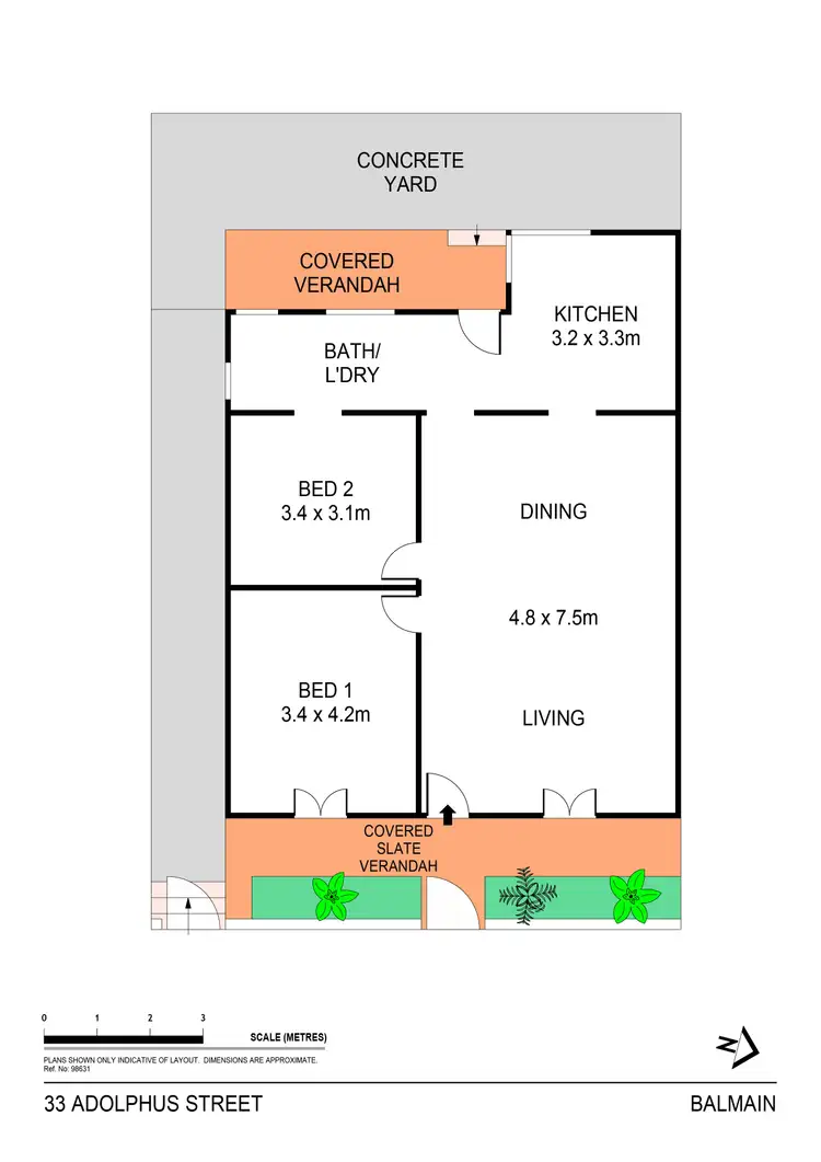 Floorplan of Homely house listing, 33 Adolphus Street, Balmain NSW 2041