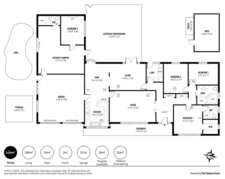 Floorplan of Homely house listing, 9 Mooloola Way, West Lakes Shore SA 5020