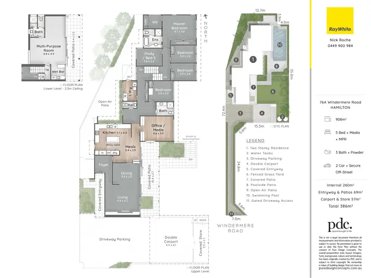 Floorplan of Homely house listing, 76A Windermere Road, Hamilton QLD 4007