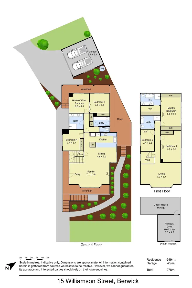 Floorplan of Homely house listing, 15 Williamson Street, Berwick VIC 3806