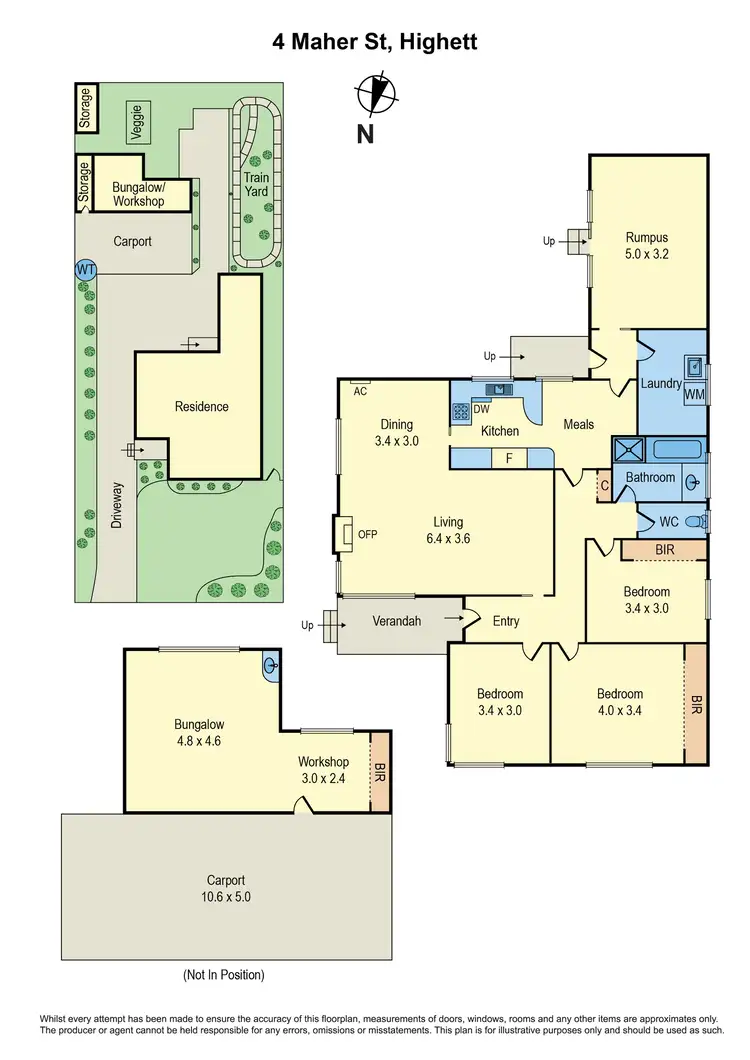 Floorplan of Homely house listing, 4 Maher Street, Highett VIC 3190