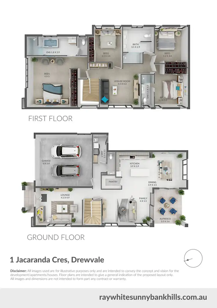 Floorplan of Homely house listing, 1 Jacaranda Crescent, Drewvale QLD 4116