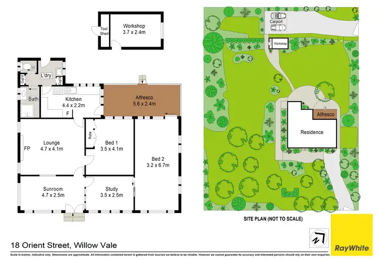 Floorplan of Homely house listing, 18 Orient Street, Willow Vale NSW 2575