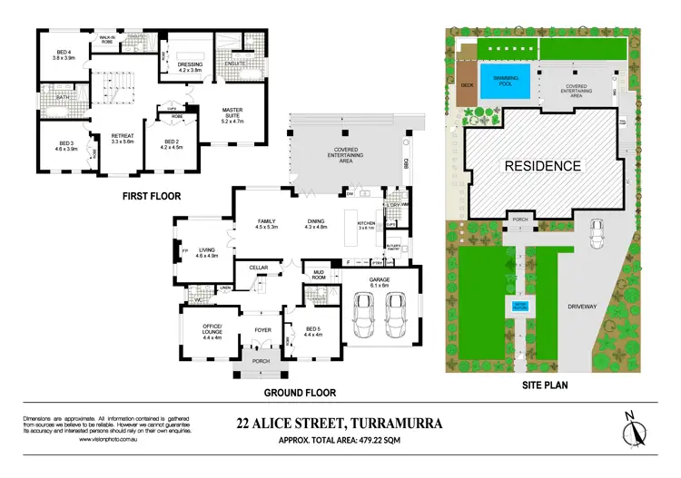 Floorplan of Homely house listing, 22 Alice Street, Turramurra NSW 2074