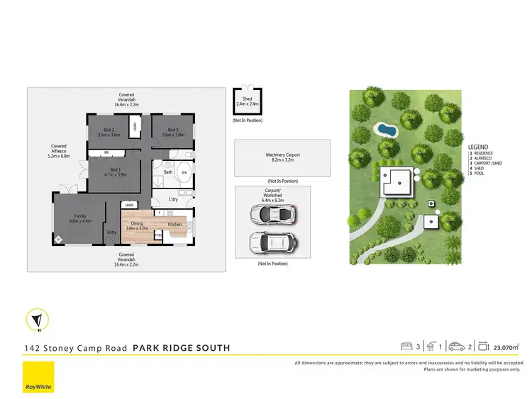 Floorplan of Homely house listing, 142 Stoney Camp Road, Park Ridge South QLD 4125