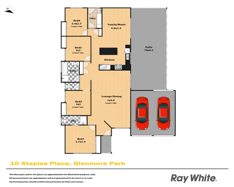 Floorplan of Homely house listing, 10 Staples Place, Glenmore Park NSW 2745