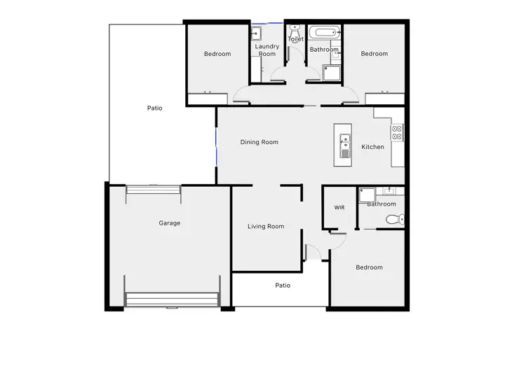 Floorplan of Homely house listing, 3 Cabernet Court, Mildura VIC 3500