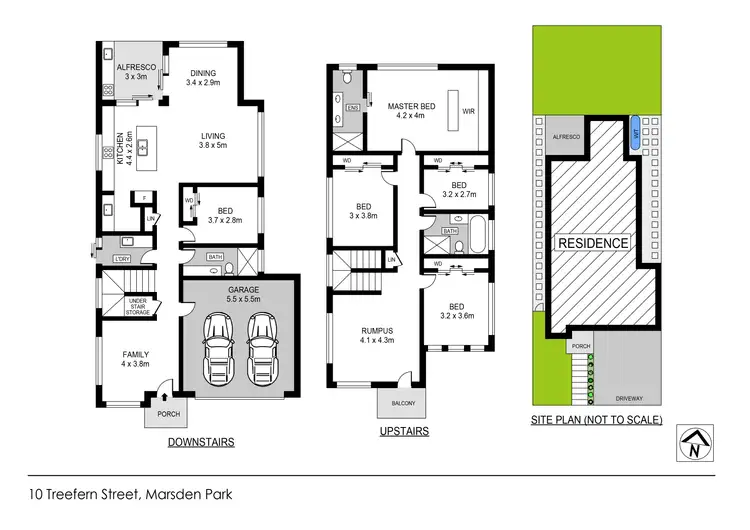 Floorplan of Homely house listing, 10 Treefern Street, Marsden Park NSW 2765