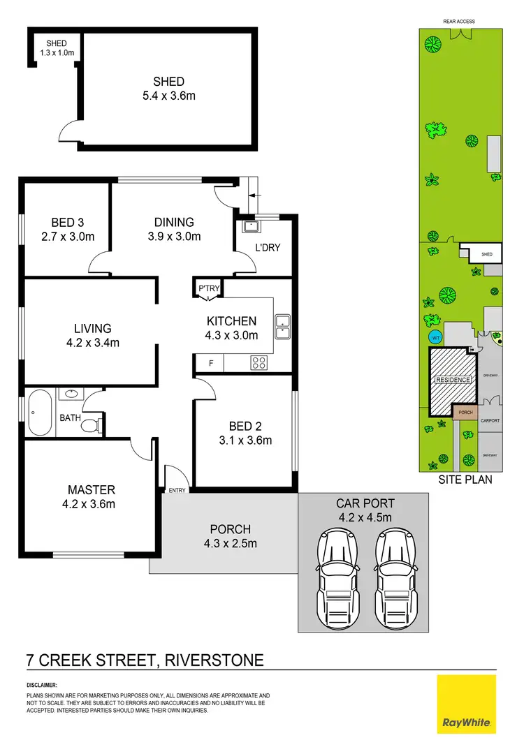 Floorplan of Homely house listing, 7 Creek Street, Riverstone NSW 2765