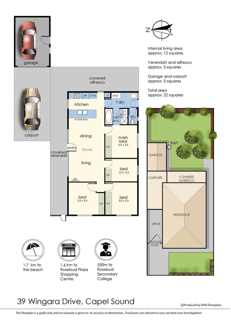 Floorplan of Homely house listing, 39 Wingara Drive, Capel Sound VIC 3940