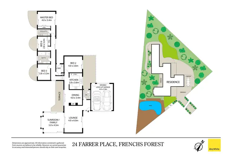 Floorplan of Homely house listing, 24 Farrer Place, Frenchs Forest NSW 2086