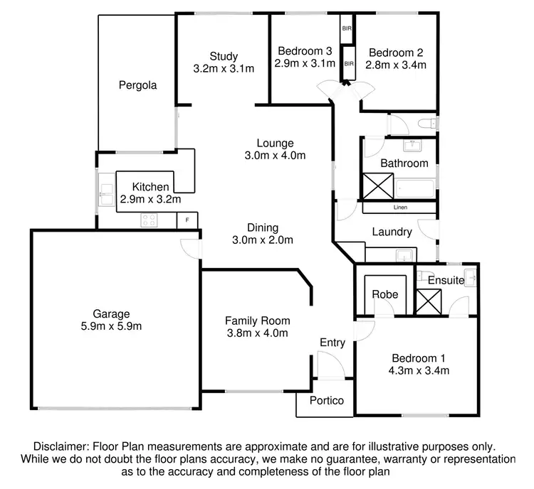 Floorplan of Homely house listing, 60 Matthew Flinders Way, Mount Gambier SA 5290