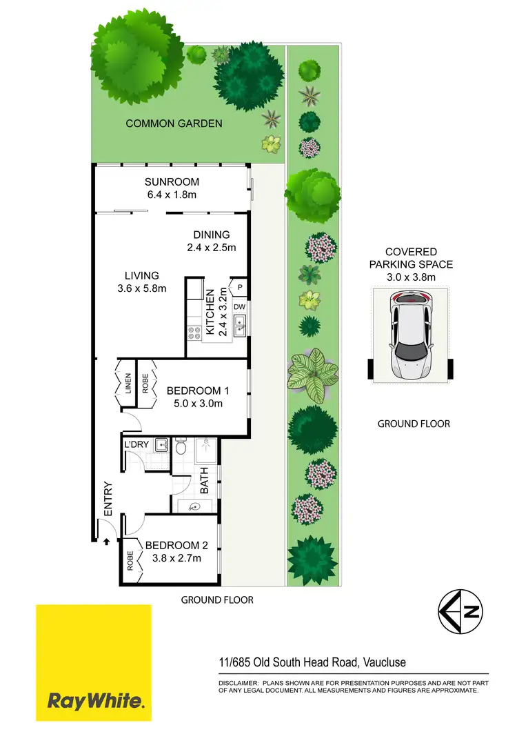 Floorplan of Homely apartment listing, 11/685 Old South Head Road, Vaucluse NSW 2030
