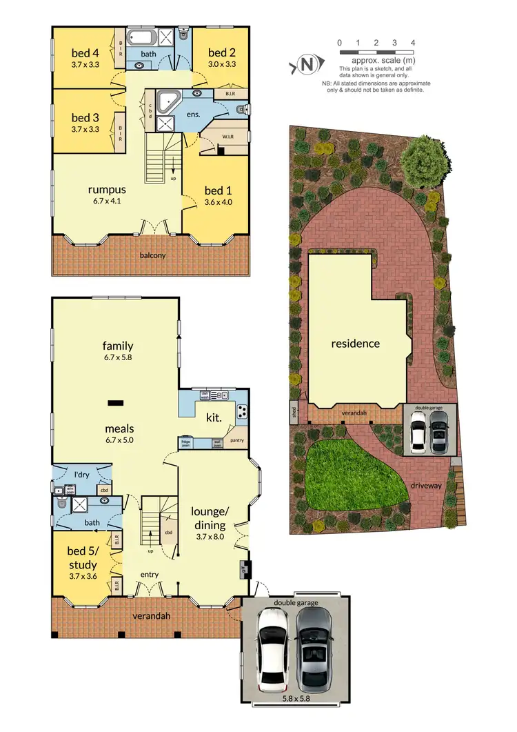 Floorplan of Homely house listing, 13 View Road, Glen Waverley VIC 3150