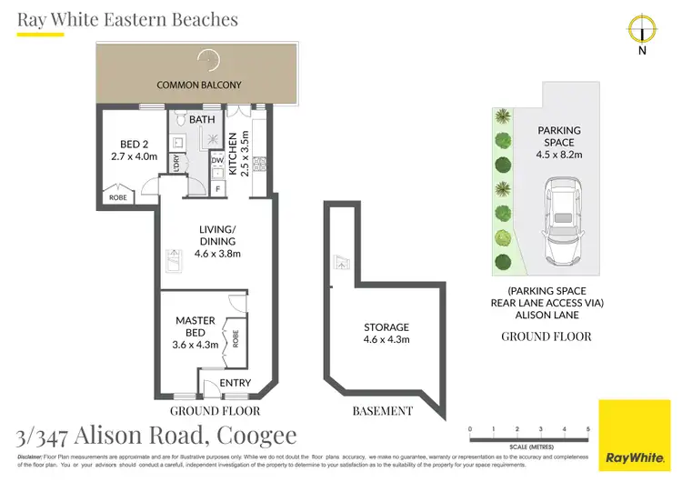 Floorplan of Homely apartment listing, 3/347 Alison Road, Coogee NSW 2034