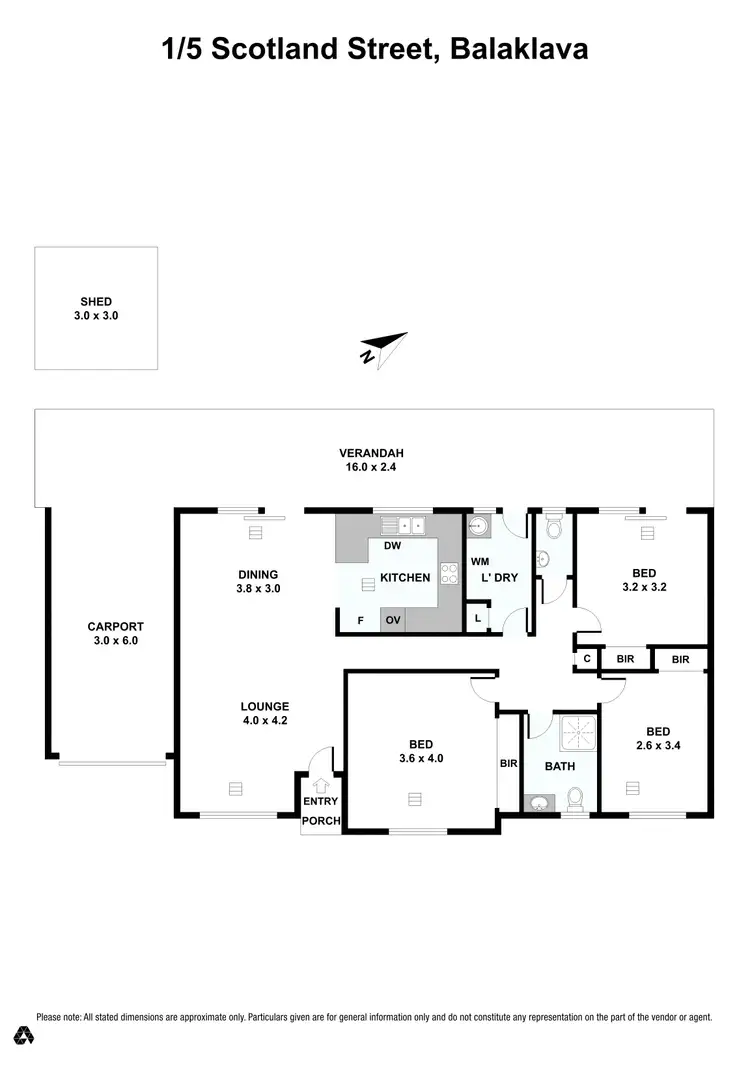 Floorplan of Homely house listing, 1/5 Scotland Street, Balaklava SA 5461