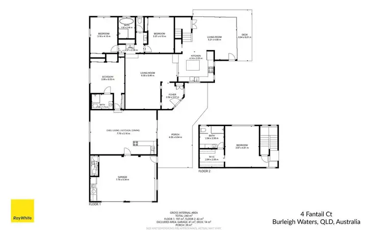 Floorplan of Homely house listing, 4 Fantail Court, Burleigh Waters QLD 4220