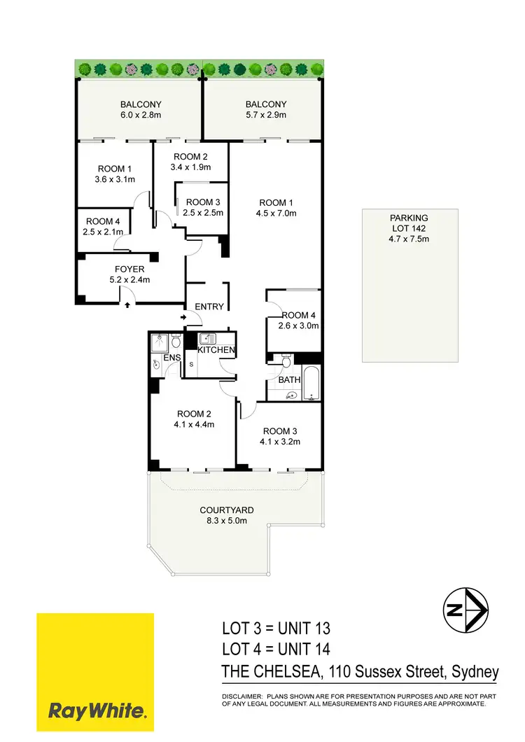 Floorplan of Homely other listing, 13 & 14/110 Sussex Street, Sydney NSW 2000