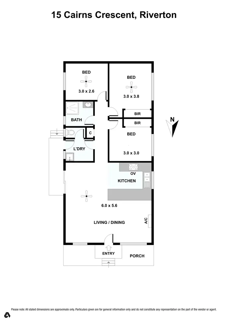 Floorplan of Homely house listing, 15 Cairns Crescent, Riverton SA 5412