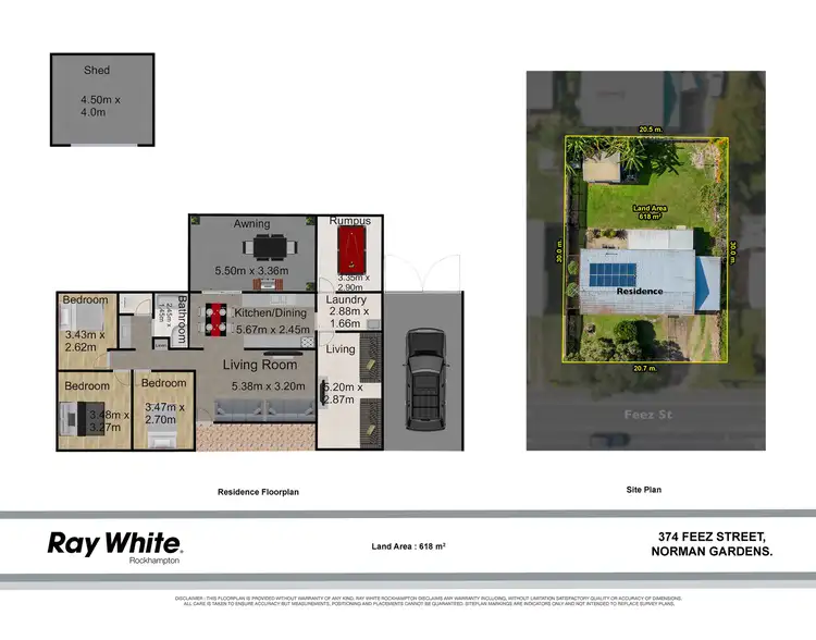 Floorplan of Homely house listing, 374 Feez Street, Norman Gardens QLD 4701