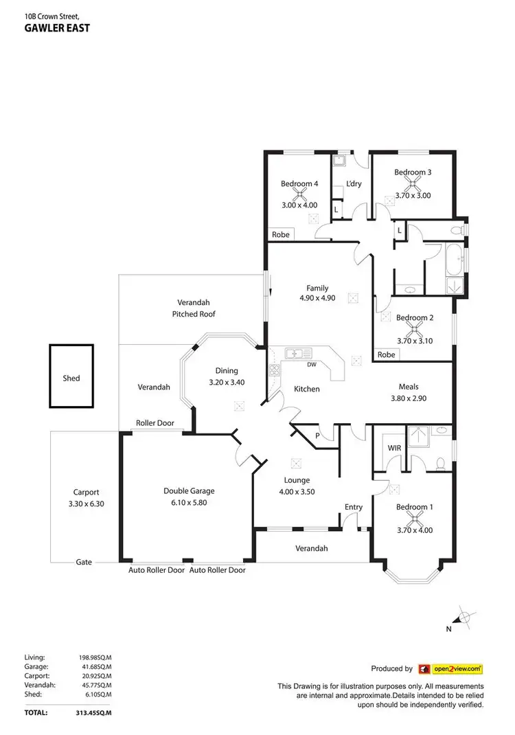 Floorplan of Homely house listing, 10B Crown Street, Gawler East SA 5118