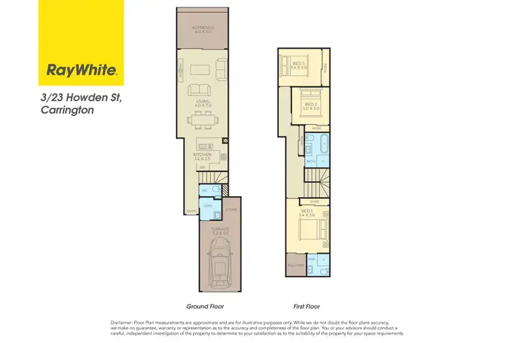 Floorplan of Homely house listing, 3/23 Howden Street, Carrington NSW 2294