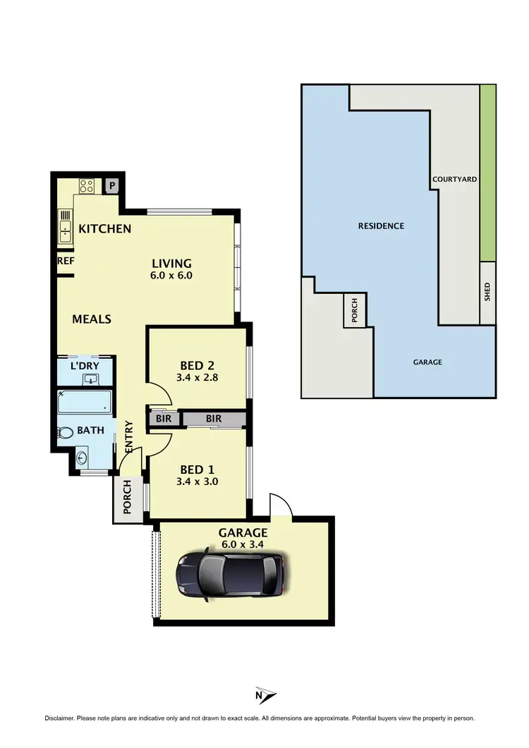 Floorplan of Homely unit listing, 2/37 Bruce Street, Fawkner VIC 3060