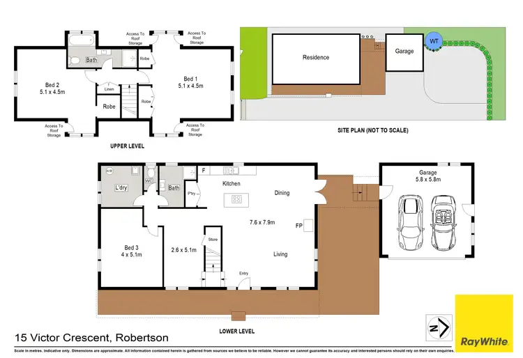 Floorplan of Homely house listing, 15 Victor Crescent, Robertson NSW 2577